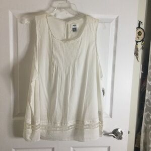 Old Navy white sun and beach top